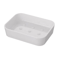 Portasapone Moderno in Plastica Bianco da Appoggio Star