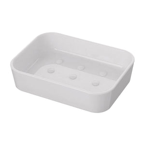 Portasapone Moderno in Plastica Bianco da Appoggio Star