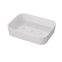 Portasapone Moderno in Plastica Bianco da Appoggio Star