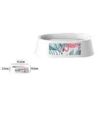 Portasapone Saponetta Accessorio Per Bagno In Plastica 13.2cm Fenicotteri 69966         