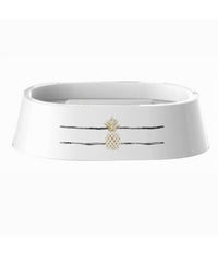 Portasapone Saponetta Con Ananas Accessorio Per Bagno In Plastica 13.2 Cm 69760         