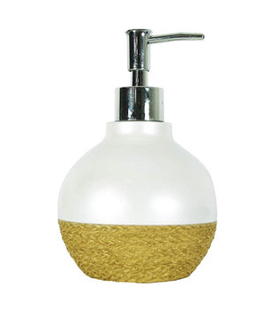 Portasapone Sferico Bianco Perla Porta Sapone  10375 Dispenser Sapone         