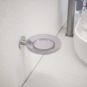 Porta sapone a muro nickel spazzolato | Satin