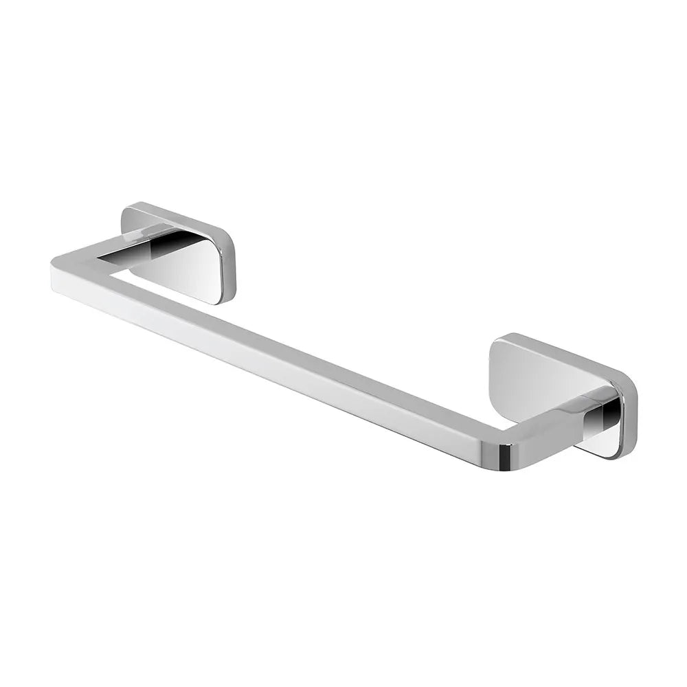 Portasciugamani a muro 35 cm in acciaio inox con doppio fissaggio