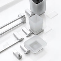 Portasciugamani a muro 55 cm in acciaio cromato Unica