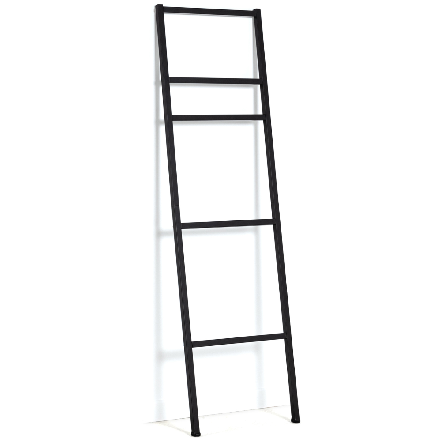 IDMarket - Portasciugamani a scala 5 livelli DALLAS metallo nero design industriale