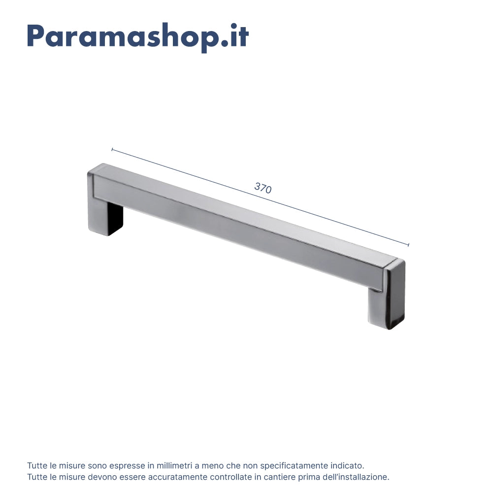 Portasciugamano 37cm cromato per mobile modello Aoki