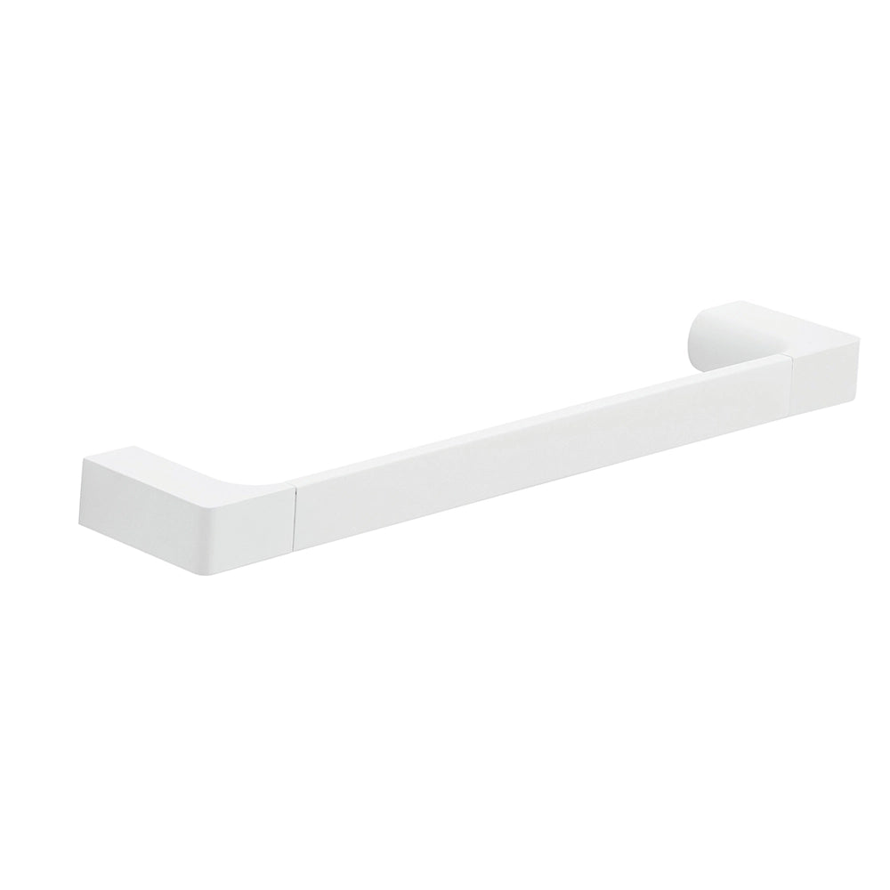 Portasalviette a muro 35 cm Gedy in ottone bianco | Pirenei