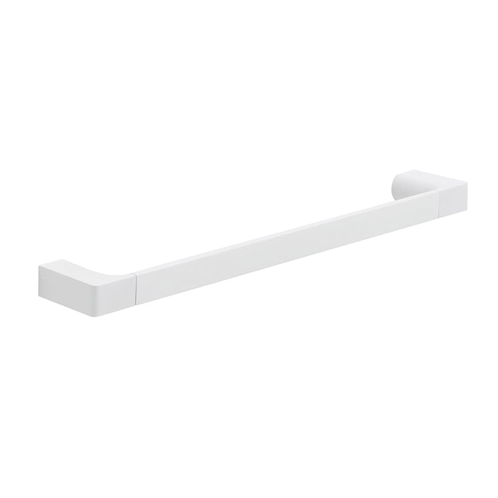 Portasalviette a muro 45 cm Gedy in ottone bianco | Pirenei