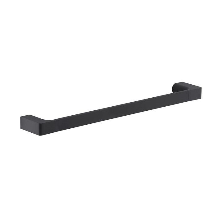 Portasalviette a muro 45 cm Gedy in ottone nero opaco | Pirenei