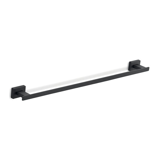 Portasalviette a muro 45 cm Gedy in acciaio nero opaco | Atena