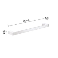 Portasalviette a muro 60 cm Gedy in ottone cromato | Pirenei