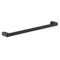 Portasalviette a muro 60 cm Gedy in ottone nero opaco | Pirenei