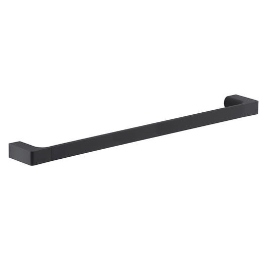 Portasalviette a muro 60 cm Gedy in ottone nero opaco | Pirenei