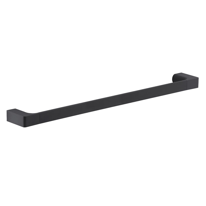Portasalviette a muro 60 cm Gedy in ottone nero opaco | Pirenei