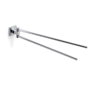 Portasalviette a snodo a muro 39 cm Gedy in acciaio cromato | Olimpo