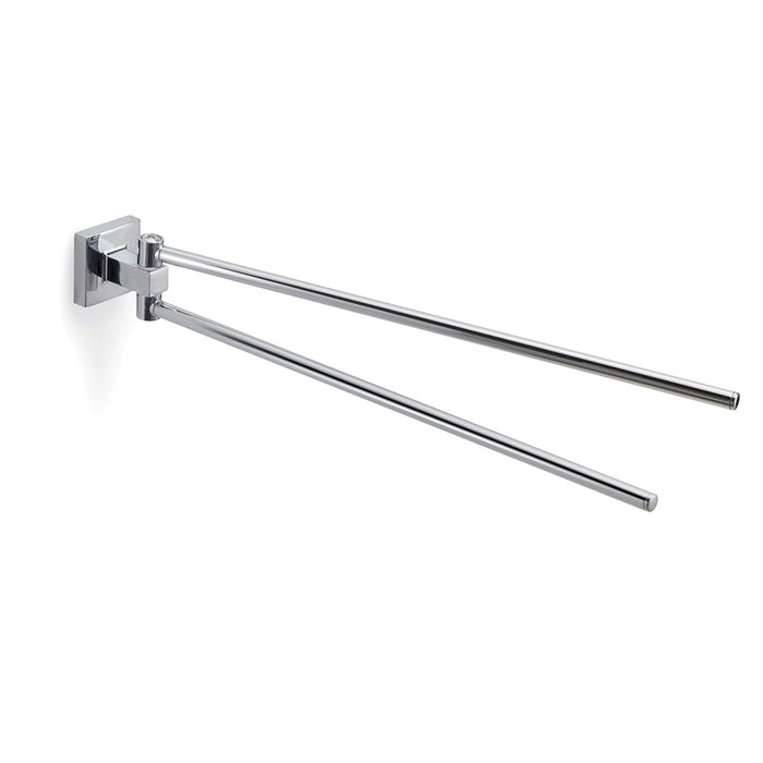 Portasalviette a snodo a muro 39 cm Gedy in acciaio cromato | Olimpo