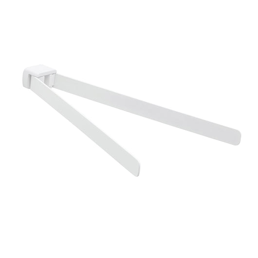 Portasalviette a snodo a muro 36 cm Gedy in ottone bianco | Pirenei