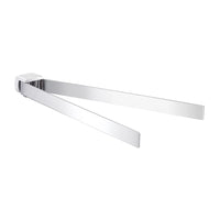 Portasalviette a snodo a muro 36 cm Gedy in ottone cromato | Pirenei