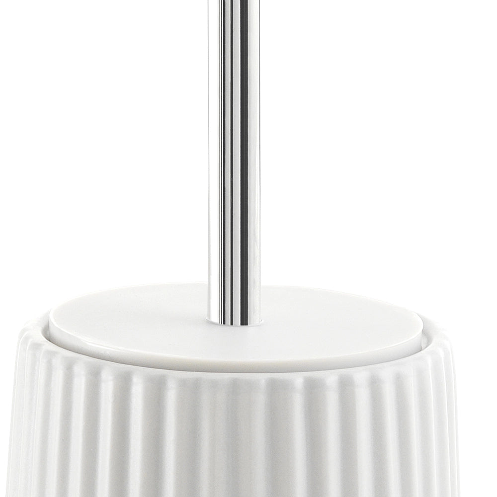 Portascopino Gedy in ceramica bianca | Marika