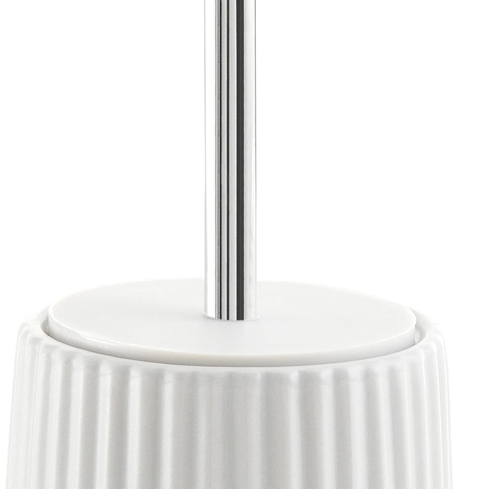 Portascopino Gedy in ceramica bianca | Marika