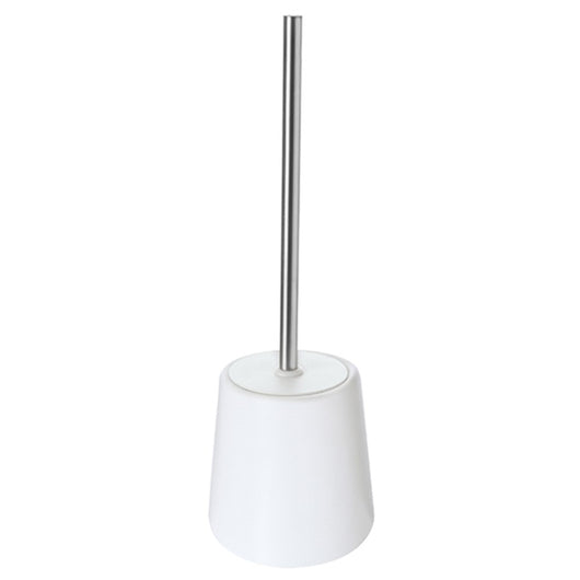 Portascopino wc in ceramica da appoggio linea Sidney bianca