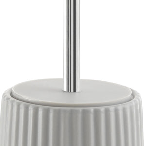 Portascopino Gedy in ceramica grigia | Marika