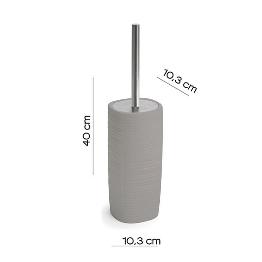 Portascopino Gedy in ceramica grigia | Kelly