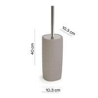 Portascopino Gedy in ceramica tortora | Kelly