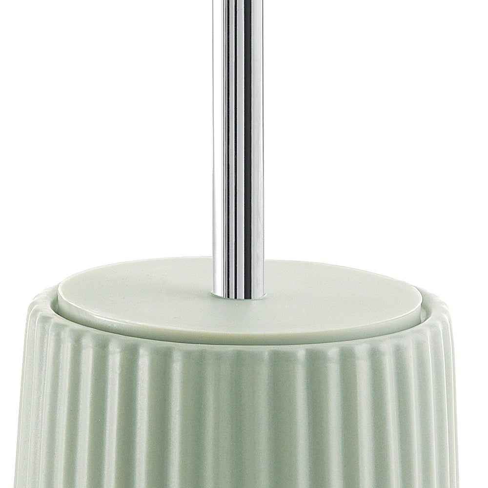 Portascopino Gedy in ceramica verde salvia | Marika