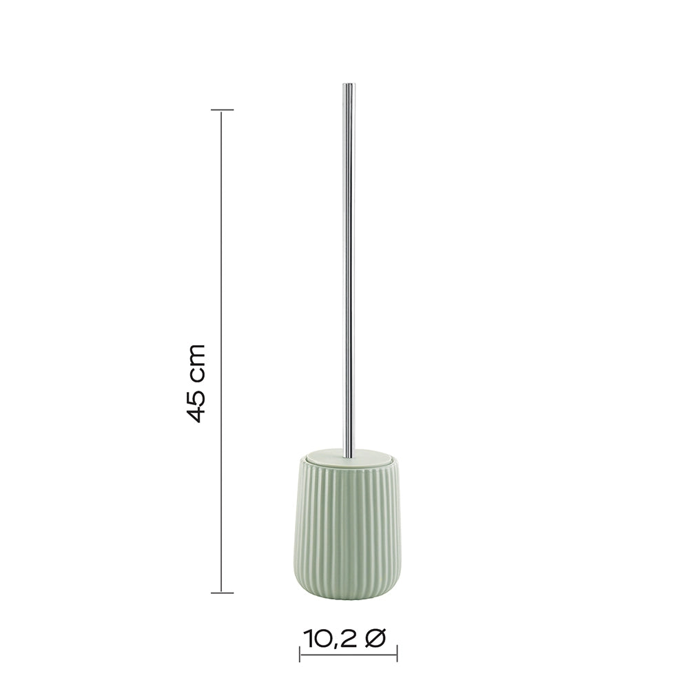 Portascopino Gedy in ceramica verde salvia | Marika