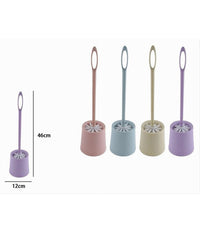 Portascopino Colorato Intreccio Rigato Per Bagno Wc Toilette Con Scopino 87268         