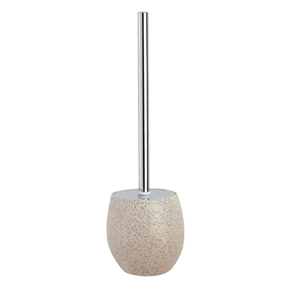 Portascopino Da Appoggio In Poliresina Sabbia Effetto Pietra Stone