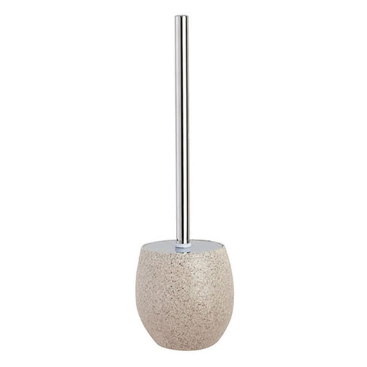 Portascopino Da Appoggio In Poliresina Sabbia Effetto Pietra Stone