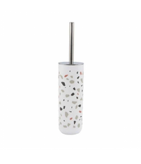 Portascopino Graniglia In Plastica Bianco Multicolore 9.1x26.8 Cm Scopino 69843         