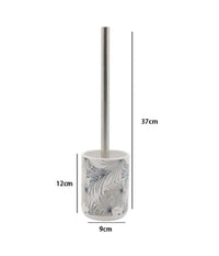 Portascopino Porta Scopino Bagno Wc Toilette Con Stampa Tropicale Completo 87066         