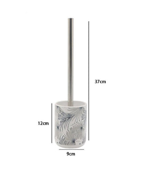 Portascopino Porta Scopino Bagno Wc Toilette Con Stampa Tropicale Completo 87066         