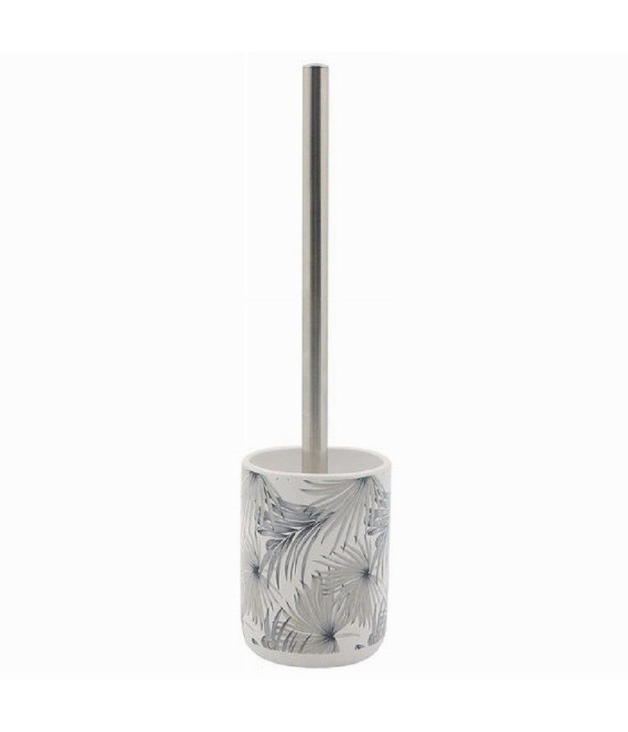 Portascopino Porta Scopino Bagno Wc Toilette Con Stampa Tropicale Completo 87066         