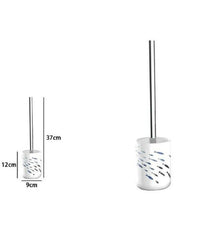 Portascopino Porta Scopino Bagno Wc Toilette Pesciolini Scopino Completo 69878         