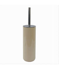 Portascopino Porta Scopino Con Scopettino Wc Bagno Toilette Beige Silver 79884         