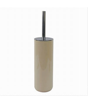 Portascopino Porta Scopino Con Scopettino Wc Bagno Toilette Beige Silver 79884         