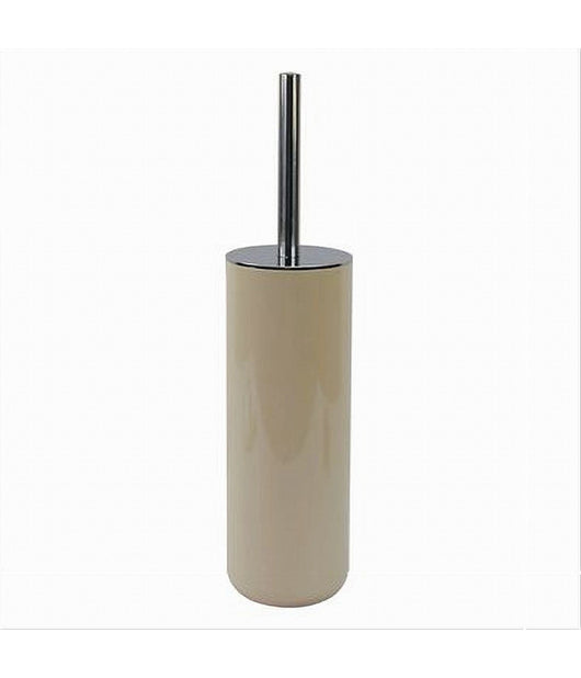 Portascopino Porta Scopino Con Scopettino Wc Bagno Toilette Beige Silver 79884         