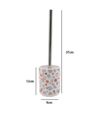 Portascopino Porta Scopino Per Bagno Wc Toilette Sfere Astratte Completo 87080         