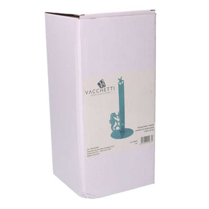 Portascottex metallo cavalluccio verde acqua tondo cm ø15h33