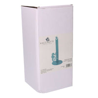 Portascottex metallo cavalluccio verde acqua tondo cm ø15h33