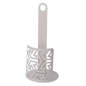 Portascottex metallo frecce bianco tondo cm ø15h33