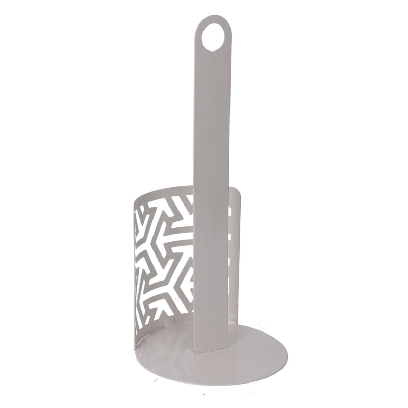 Portascottex metallo frecce bianco tondo cm ø15h33