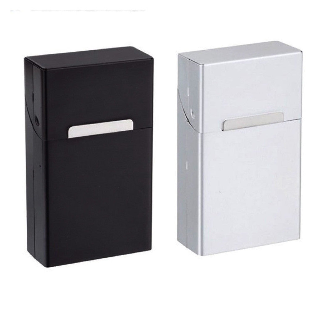 Trade Shop - Portasigarette In Alluminio Porta Pacchetto Sigarette Chiusura Magnetica Scatto -