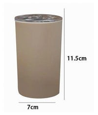 Portaspazzolini Bicchiere Dentifricio Accessori Arredo Bagno Tortora 3 Fori 79190         