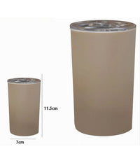 Portaspazzolini Bicchiere Dentifricio Accessori Arredo Bagno Tortora 3 Fori 79190         